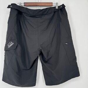 FOX Racing 360 Mens Black Cargo Shorts Size 36 Inseam 13 Moto‎ Athletic Padding